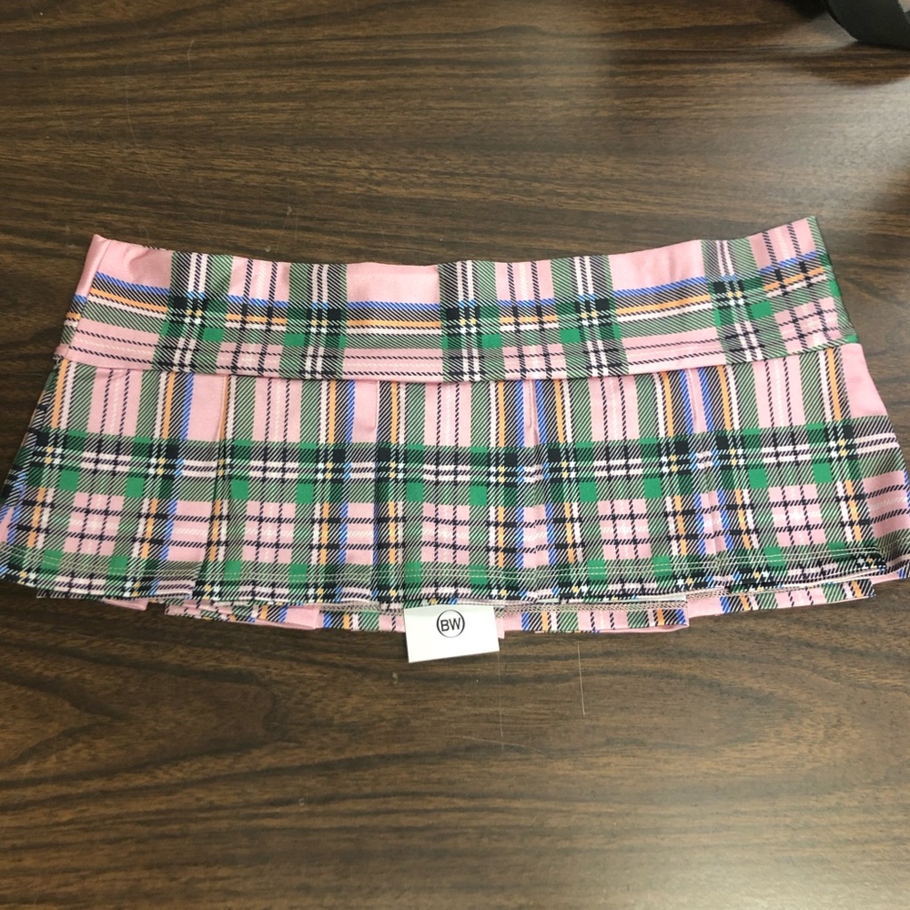 Sexy Schoolgirl plaid mini skirt